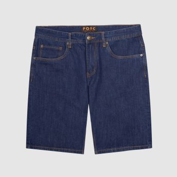 "Invert" Indigo Denim Shorts