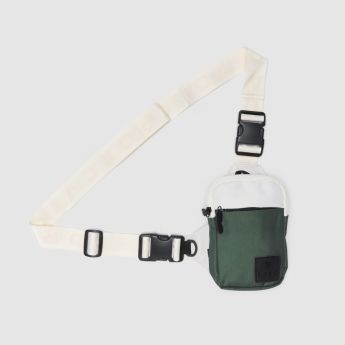 "Diaz" Olive/Off white Sling Bag