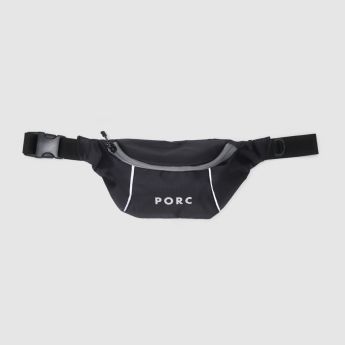 "Incognito" Black Reversible Hip Bag