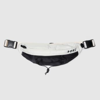 "Summit" Black/Off white Hip Bag