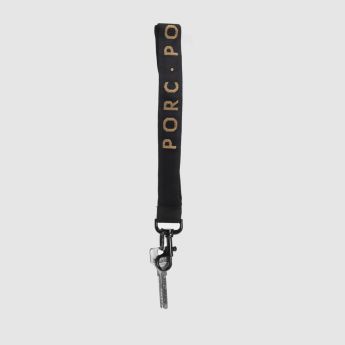 "Elements" Black/Brown Small Keystrap