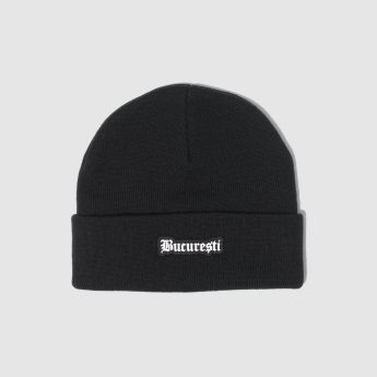 "`24 Bucuresti" Black Beanie