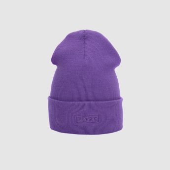 "Nugget" Purple Beanie