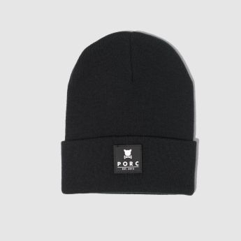"Supply" Black Beanie