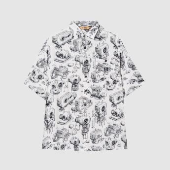 "Control" Black/White Shirt