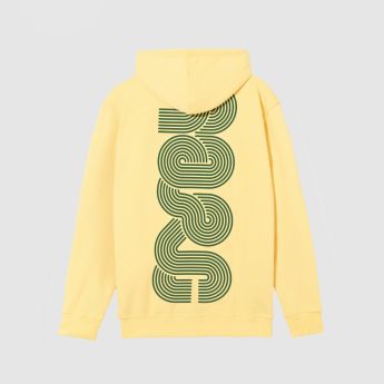 "Linear" Zipper Hooded Sweat