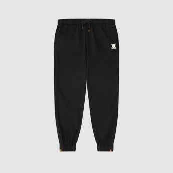"Essential Logo" Black Joggers