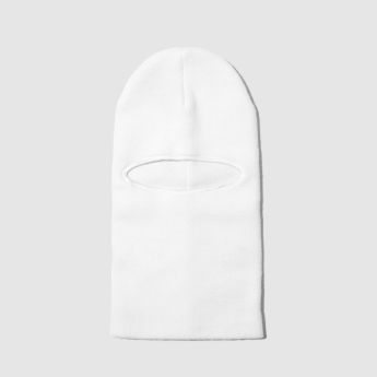 "Incognito" White Ski Mask