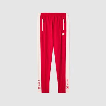 "Proof" Red Track Pants