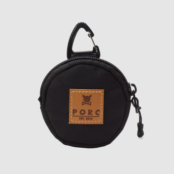 "Round About" Black Pocket Pouch