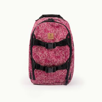"One Liner" Burgundy Pivot Backpack