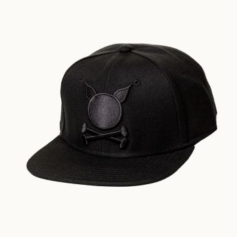 "Logo" Premium Snapback All Black