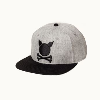 "Logo" Premium Snapback Grey/Black