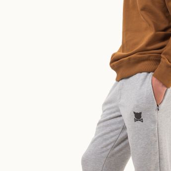 "Essential Logo" Grey/Black Sweatpants
