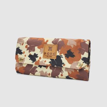 "Logo" Camouflage Brown Tobacco Wallet