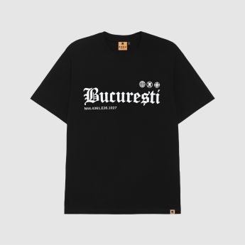 "Bucuresti" Black T-Shirt