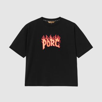 "Flames" Black T-Shirt