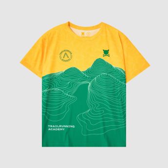 "Men`s Stride" Mustard/Green T-Shirt