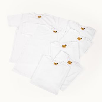 "Weekly" White Tee Pack