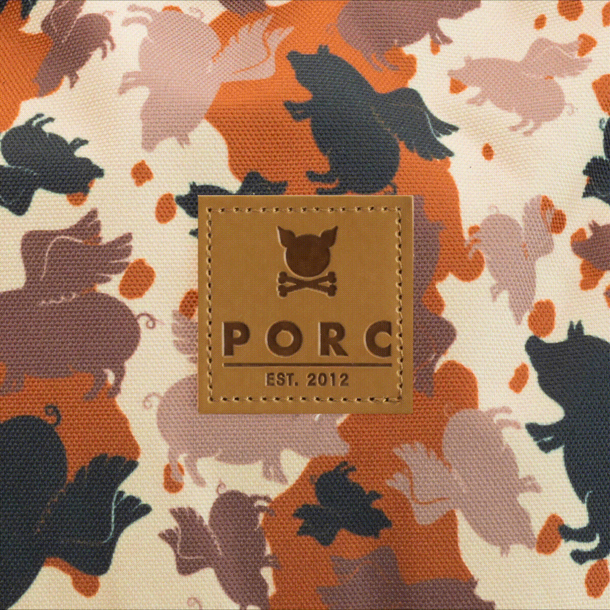 "Camouflage" Brown Hip Bag